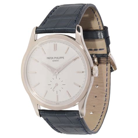 patek philippe calatrava 18kt white gold